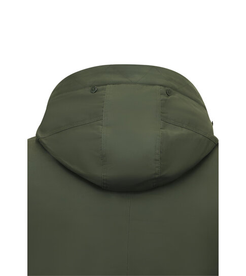 Enos Heren Winterjas Parka met Capuchon - 7105 - Groen