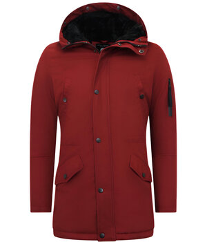 Enos Parka Heren  Winter - 7065 - Rood