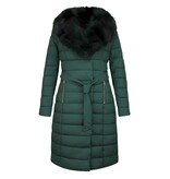 Gentile Bellini Puffer Jacket Dames Lang - 7921 - Groen