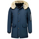 Parka Jas Heren – Met Bontkraag  – Blauw