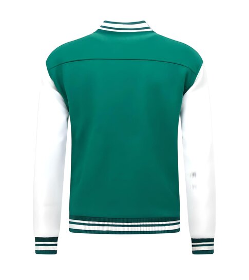 ENOS Collegejassen Heren Classic - LK-7065 - Groen