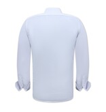 Gentile Bellini Oxford Overhemd Heren Effen - Slim Fit Stretch - Wit