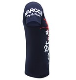 Local Fanatic Pablo Escobar Print Heren T-shirt - Navy