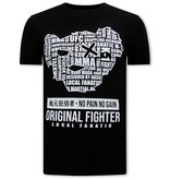 Local Fanatic MMA Orginal Fighter Heren T-shirt - Zwart