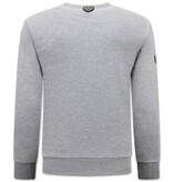 Local Fanatic Peaky Blinders Heren  Sweater - Grijs Local Fanatic Peaky Blinders Heren  Sweater - Grijs