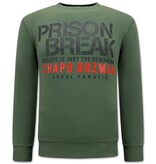 Local Fanatic Chapo Guzman Prison Break Heren Sweater - Groen