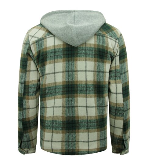 ENOS Lumberjacket Heren met Capuchon -7091- Groen