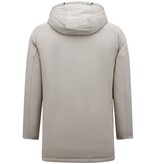 Enos Gewatteerde Parka met Capuchon - 7101WT - Beige