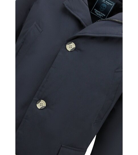 Enos Winterjas Heren Parka met Capuchon - 7101 - Blauw