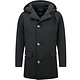 Lange Parka Heren met Capuchon - 7101 - Zwart