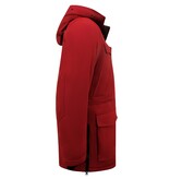 Enos Lange Jas met Capuchon - 891 - Rood