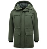 Enos Winterjassen Heren Parka - 891 - Groen