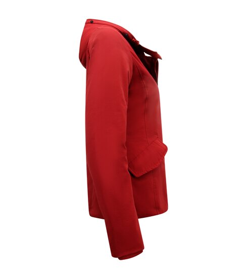 MATOGLA Dames Winterjassen met Capuchon - 5897 - Rood