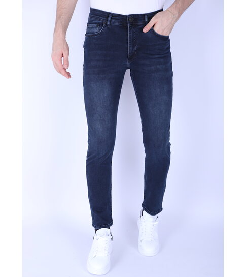 TRUE RISE Regular Fit Jeans Stretch Heren - DP50 - Blauw