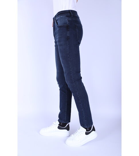 TRUE RISE Regular Fit Jeans Stretch Heren - DP50 - Blauw
