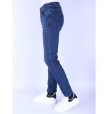 TRUE RISE Nette Regular Fit Super Stretch Heren Jeans - DP52 - Blauw