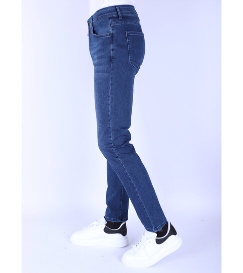 TRUE RISE Nette Regular Fit Super Stretch Heren Jeans - DP52 - Blauw