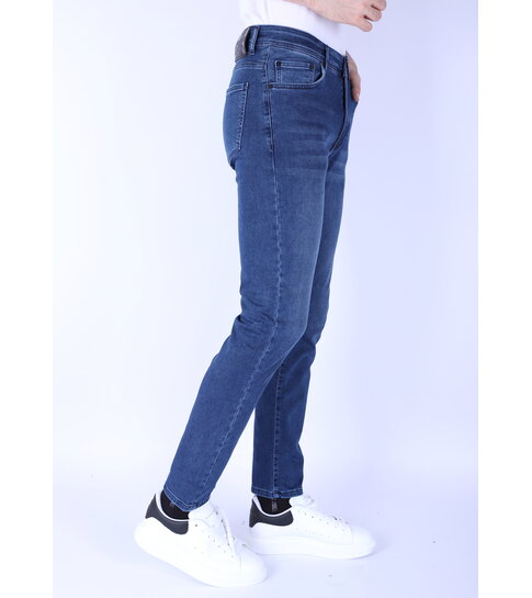 TRUE RISE Nette Regular Fit Super Stretch Heren Jeans - DP52 - Blauw