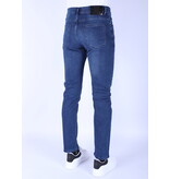 TRUE RISE Nette Regular Fit Super Stretch Heren Jeans - DP52 - Blauw