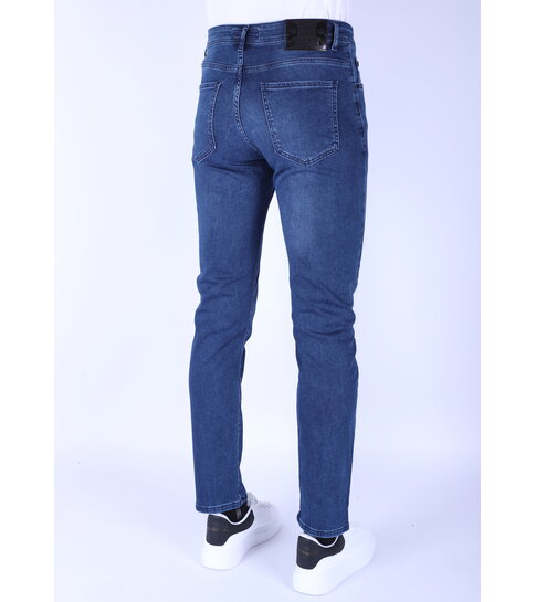 TRUE RISE Nette Regular Fit Super Stretch Heren Jeans - DP52 - Blauw