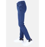 TRUE RISE Nette Regular Fit Super Stretch Heren Jeans - DP52 - Blauw