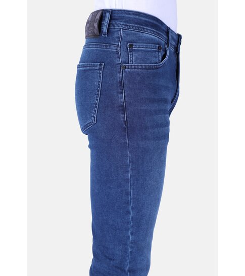 TRUE RISE Nette Regular Fit Super Stretch Heren Jeans - DP52 - Blauw