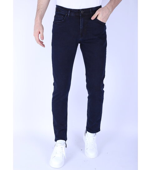 TRUE RISE Spijkerbroek Mannen Super Stretch Regular Fit Jeans - DP56 - Blauw