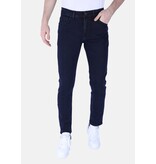 TRUE RISE Spijkerbroek Mannen Super Stretch Regular Fit Jeans - DP56 - Blauw