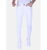 Local Fanatic Nette Witte Heren Jeans  Slim Fit Stretch -1089 - Wit