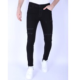 Local Fanatic Ripped Gescheurde Jeans Heren - Slim Fit -1092- Zwart
