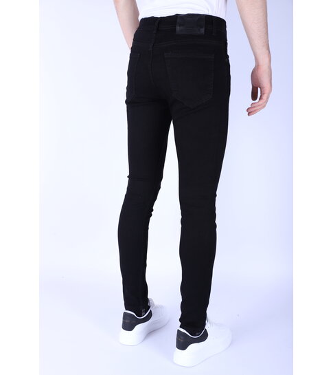 Local Fanatic Nette Heren Spijkerbroek Slim-Fit met Stretch -1091- Zwart