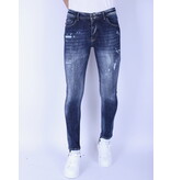 Local Fanatic Denim Blue Stone Washed Jeans Slim Fit -1103 - Blauw