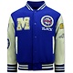 Vintage Oversized American Baseball Jacket Heren - 7086 - Blauw