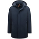 Nette Winterjas Heren met Afritsbare Capuchon - 8766 - Blauw