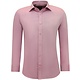 Zakelijke Effen Oxford Overhemd Heren Slim fit - Fuchsia