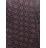 Gentile Bellini Overhemd Print Heren Lange Mouwen Slim Fit - 3137 - Rood