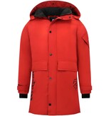 Enos Sportieve Winterjas Heren - 9803 -Rood