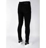 Mario Morato Zwarte Gescheurde Jeans Heren - Slim Fit -DP103