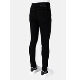 Mario Morato Zwarte Gescheurde Jeans Heren - Slim Fit -DP103