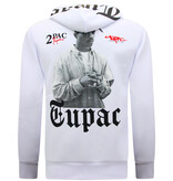 TopStar Joggingpakken Heren Tupac - Trainingspakken 2Pac- Huispakken - 10997 - Wit