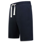 ENOS Korte Broek Heren -Sweat Shorts Heren - Donker Blauw