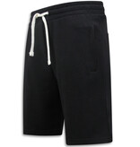 ENOS Sweat Shorts Heren - Shorts Heren Jogging - Zwart