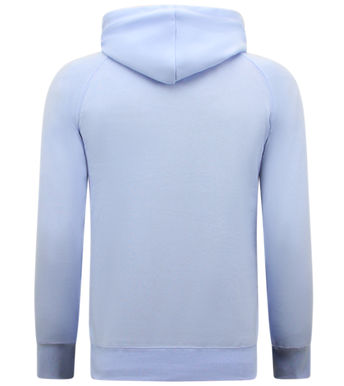 ENOS Hoodie Heren - Korte Joggingbroek Heren - SET - Licht Blauw