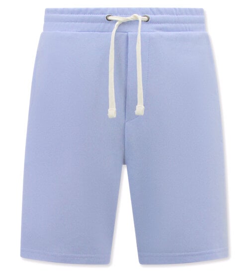 ENOS Hoodie Heren - Korte Joggingbroek Heren - SET - Licht Blauw