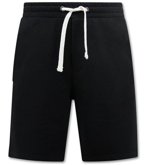 ENOS Hoodie Heren - Sweat Short Heren  - SET - Zwart