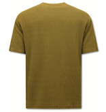 True Rise Ribbed Oversized Zomerset Heren -  SET - Licht Brown