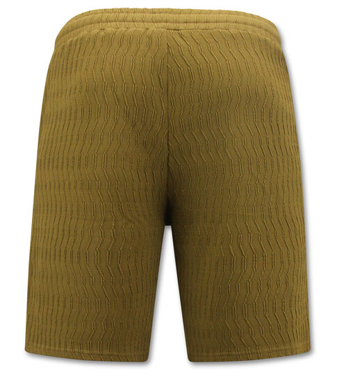 True Rise Ribbed Oversized Zomerset Heren -  SET - Licht Brown
