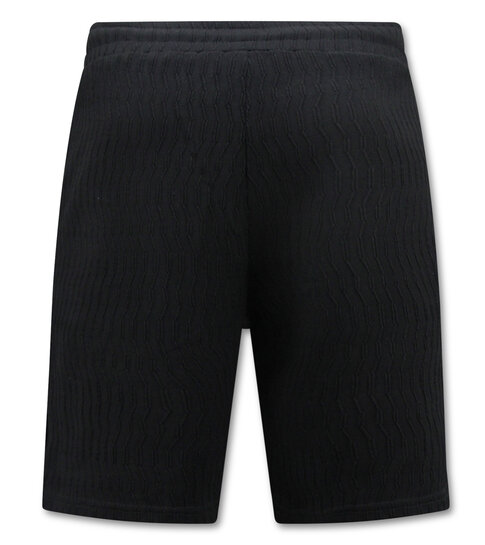 True Rise Ribbed Oversized Zomerset Heren -  SET - Zwart