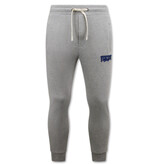 ENOS Trainingsbroek Heren Slim Fit - Sweatpants - Grijs