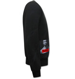 True Rise Tupac Heren  Sweater - Zwart